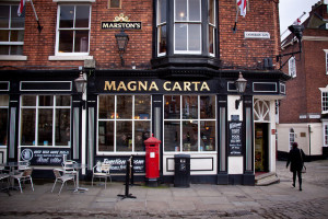 Not this Magna Carta! It does look like a fun place though. Image Credit: Chris Goldberg, Flickr Creative Commons
